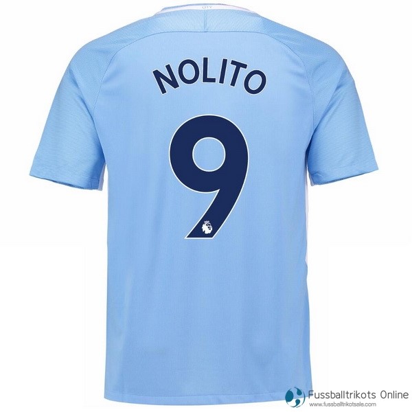 Manchester City Trikot Heim Nolito 2017-18 Fussballtrikots Günstig